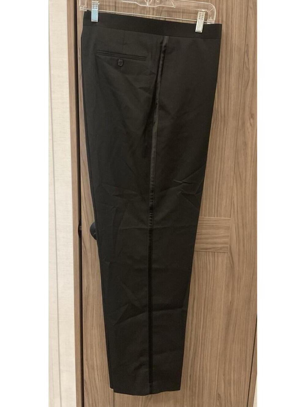 NWT Madison Mens Black Tuxedo Pants Size 42 X 32 (originally $100)